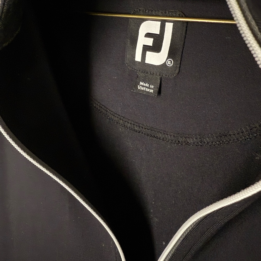 Foot Joy Navy Sleeveless Zip-Up Vest - Picture 3 of 4